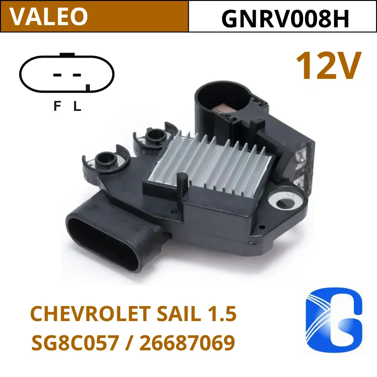 REGULADOR 12V CHEVROLET SAIL 1.5