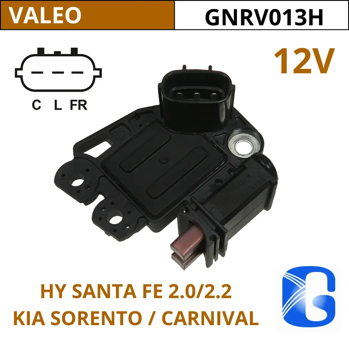 REGULADOR 12V HY SANTA FE / TUCSON / KIA SORENTO / CARNIVAL