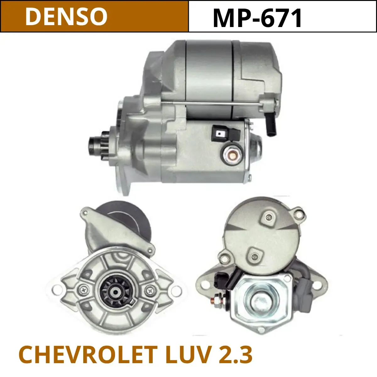 MOTOR DE PARTIDA 12V CHEVROLET LUV 2.3 