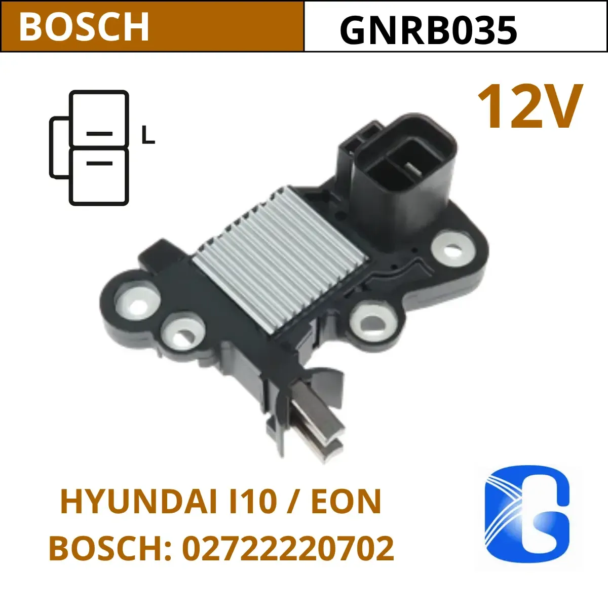 REGULADOR 12V HYUNDAI I10 / HYUNDAI EON