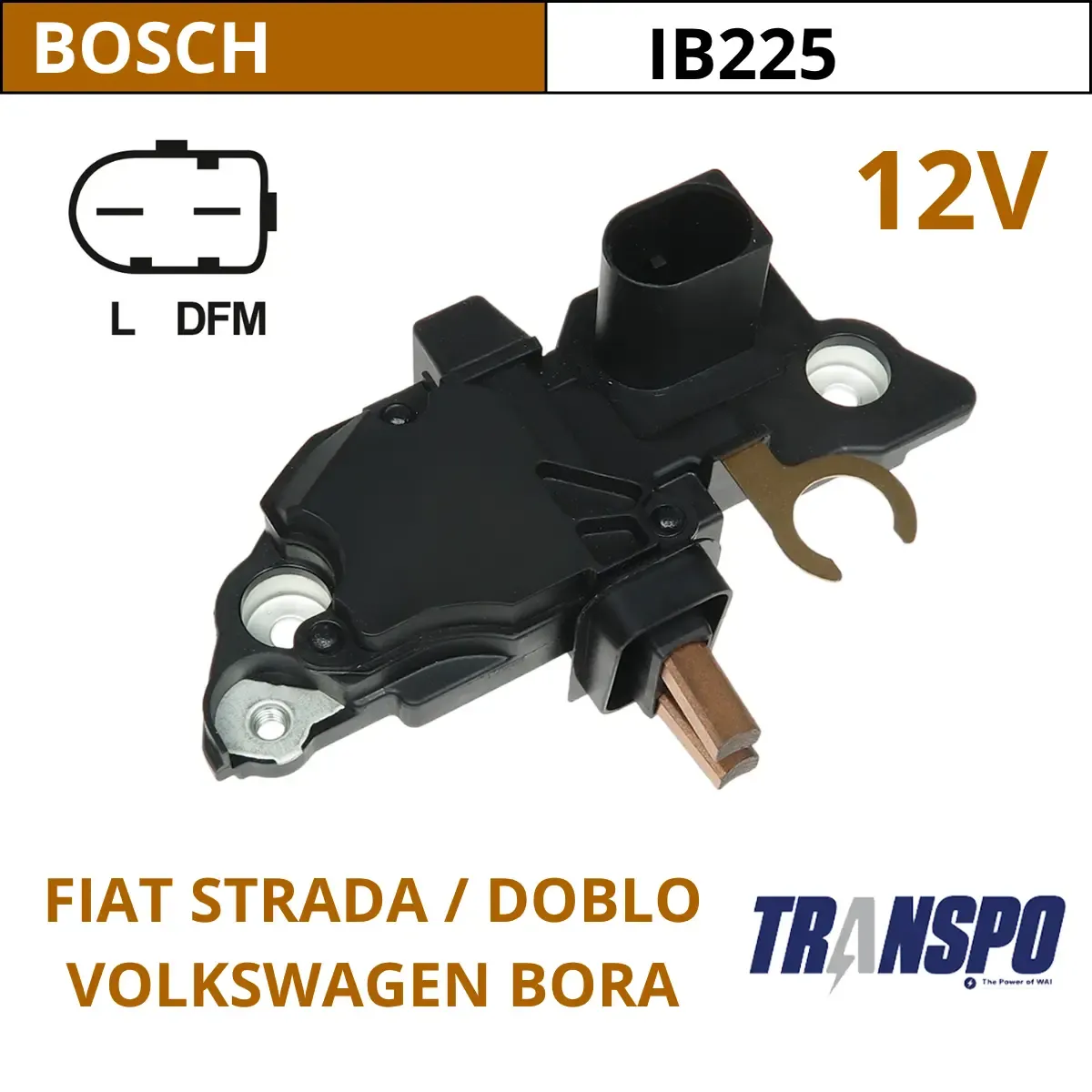REGULADOR 12V VOLKSWAGEN BORA / FIAT SIENA