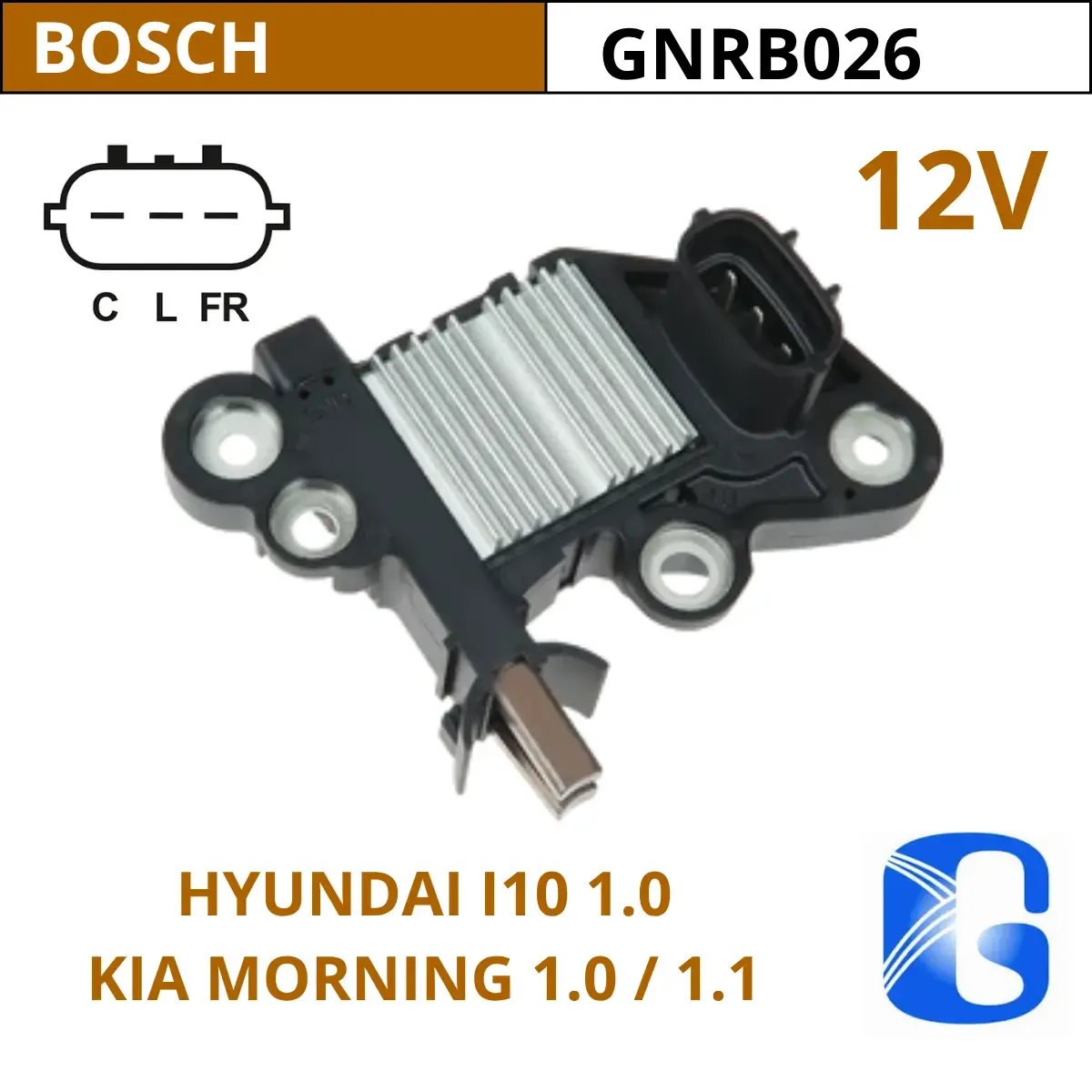 REGULADOR 12V HYUNDAI I10 / KIA MORNING