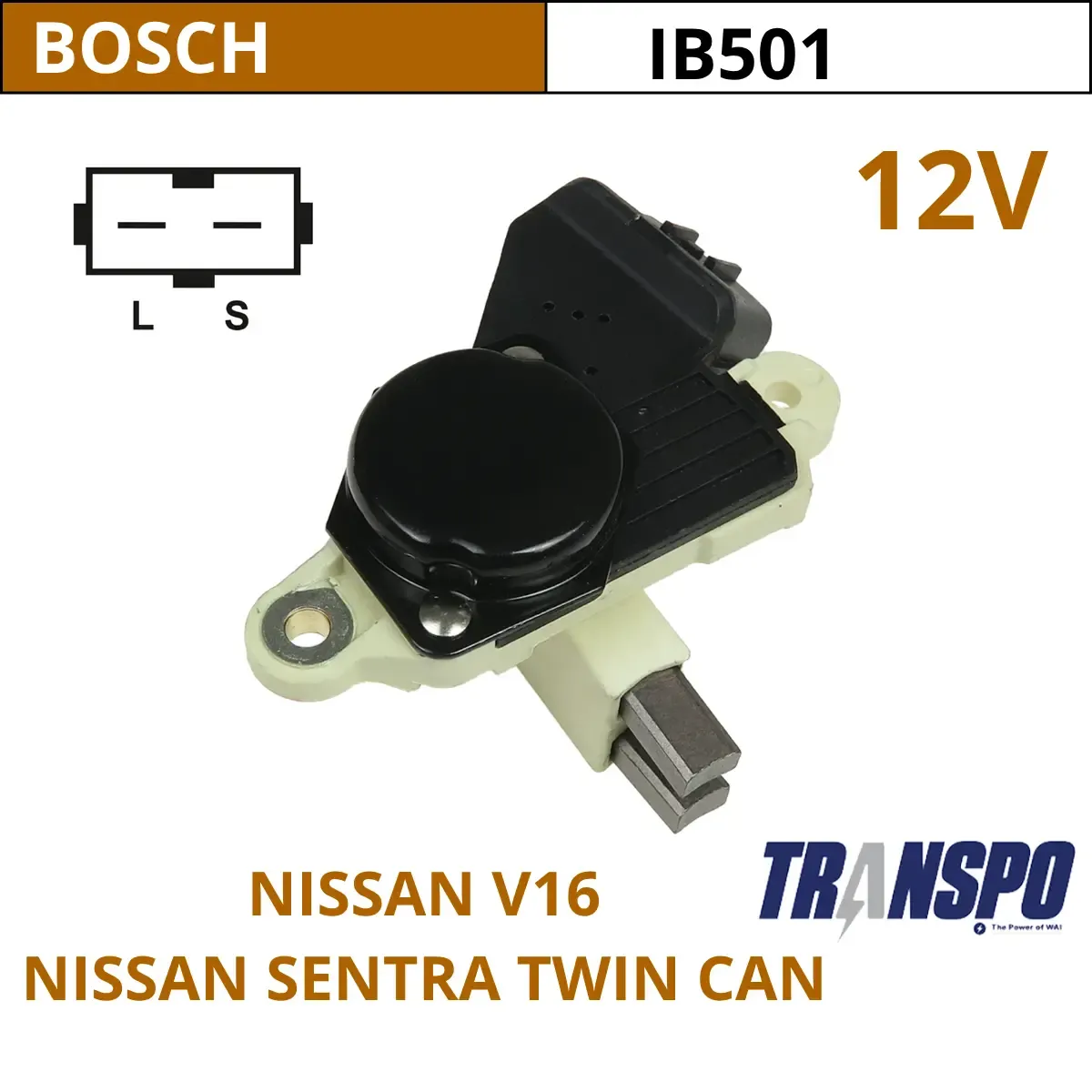 REGULADOR 12V NISSAN V16 / SENTRA