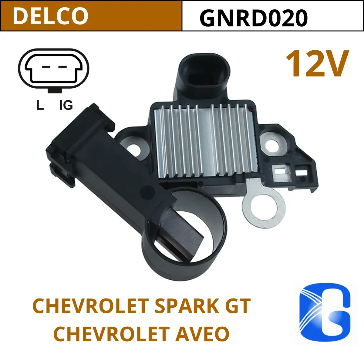 REGULADOR 12V CHEVROLET AVEO / SPARK / SPARK GT