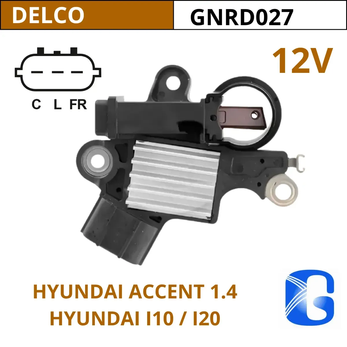 REGULADOR 12V HYUNDAI ACCENT 1.4 / KIA RIO 1.4