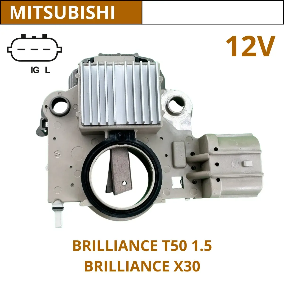 REGULADOR 12V BRILLIANCE T50 / BRILLIANCE X30 / JFZ172A