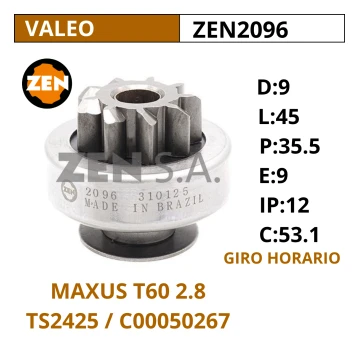 BENDIX MAXUS T60 2.8 / ZEN2096