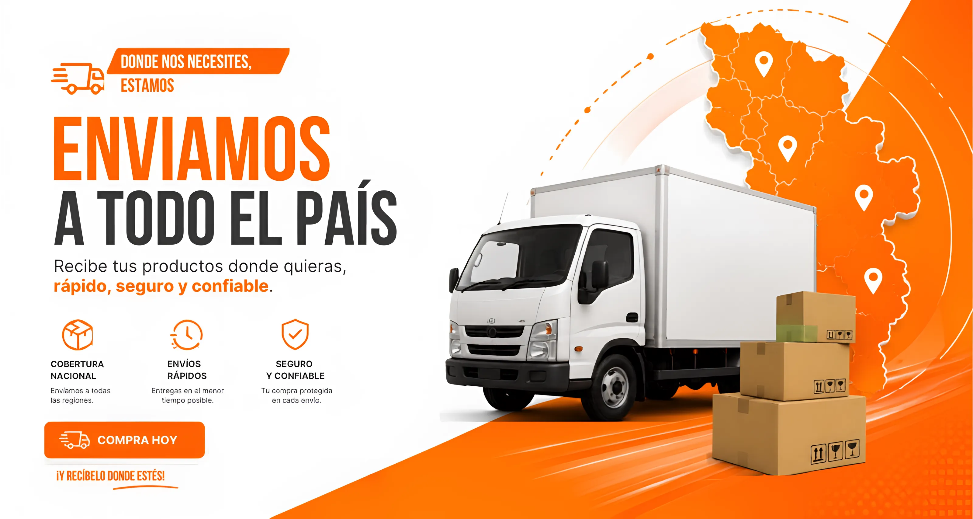 Enviamos a todo el país